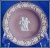 WEDGWOOD JASPERWARE Lilac Lavender Tray or Dish with Cherub