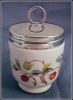 ROYAL WORCESTER Porcelain Egg Coddle Coddler - STRAWBERRY FAIR King Size