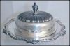 WALLACE Silverplate AVALON Covered Butter Dish Glass Dish Insert