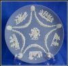 WEDGWOOD JASPERWARE Blue Collector's Society Cherub Plate