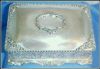 Silver FORBES Quadruple Silverplate Jewel Casket Jewelry Box Antique