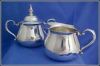 Sheridan Silverplate Silver Plate Creamer & Covered Sugar Bowl Set