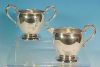 GEORGE S. PREISNER Sterling Silver Creamer Pitcher and Sterling Silver Sugar Bowl Tea Set