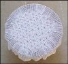 Hand Crochet Lace Tablecloth Table Topper 56" Round