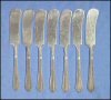 WILSHIRE SILVER PLATE Butter Knife Knives Set of 7 (c. 1933) A1023