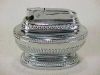 Vintage OMSCO LITE Table Lighter Silver Chrome QUEEN ANNE - Japan