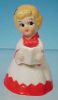 Vintage CHRISTMAS CAROLER Fine Bone China Collectible Bell