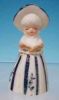 VICTORIAN CHRISTMAS CAROLER Fine Bisque Porcelain Bell Jasco/Royal Majestic Bells 