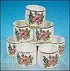 AYNSLEY Fine Bone China Napkin Rings PEMBROKE Set of 8 MADE IN ENGLAND A1154