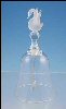 Hand blown Crystal Glass Swan Bell Swan Lake / Odette the Swan Queen