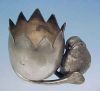 Antique Quadruple Silverplate Bird & Wishbone Victorian WALDORF SILVER Toothpick Holder