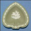 WEDGWOOD JASPERWARE Spade Tray SAGE GREEN (c. 1955)