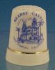 Porcelain China Collectible Thimble HEARST CASTLE, SAN SIMEON, CA 