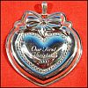 Collectible REED & BARTON Sterling Silver OUR FIRST CHRISTMAS Ornament 2000 (Millennium)