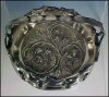 Antique PAIRPOINT Quadruple Silverplate BonBon / SWEETMEAT BASKET Repousse Fruit 