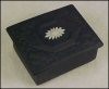 WEDGWOOD JASPERWARE BLACK BASALT  Lidded Trinket Box A1426