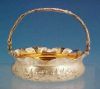 Antique BARBOUR SILVER CO. Quadruple Silver Plate Bonbon Dish Candy Basket Sweetmeats Basket #2067 GOLD PLATED