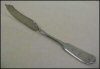 Antique BRAZIL SILVER Twisted Handle Butter Knife TIPPED Monogram D A1483