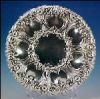 GORHAM Silverplate Molded Repousse 10" Round Fruit Tray YC 1754