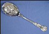Antique Victorian Silver Plate Repousse Berry Spoon S.G (ENGLAND) EPNS A1 A1611