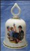 Collectible 1979 NORMAN ROCKWELL Porcelain China Dinner Bell "The Wonderful World of Norman Rockwell" BABY SITTER - The Danbury Mint