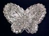 GORHAM CRYSTAL Figural Butterfly Trinket Box CHERRYWOOD (c. 1960 - 1999) DISCONTINUED