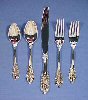 GRAND BAROQUE Silver Plate Flatware Set Service for 8 - GODINGER SILVER (c. 1996)