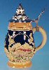 Vintage WICK WERKE Miniature Stoneware German Beer Stein .25L