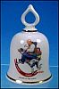 Collectible 1979 NORMAN ROCKWELL Porcelain China Dinner Bell "The Wonderful World of Norman Rockwell" GRAMPS AT THE REINS - The Danbury Mint