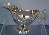 Vintage Silverplate Footed Gravy Boat Sauceboat