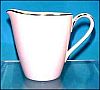ROSE CHINA (Japan) White Creamer MOON LIGHT