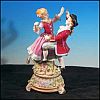 Antique Karl Richard Klemm Porcelain 11" Lacework Figurine DANCING 18th CENTURY COUPLE Dresden, Germany