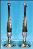 Vintage Pair M EUGEN FERNER Silverplate Bud VASES (c. 1969) FINE GERMAN SILVER A1856