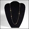 Vintage Opera Length 30" Gold Tone S-LINK CHAIN Necklace 