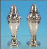 Vintage Silverplate LURALINE Salt and Pepper Shakers Lazer Luria & SonsA1959