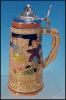 German style Lidded MUSICAL BEER STEIN Japan