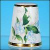 Collectible ROYAL GRAFTON Porcelain Thimble SPRING BLOOMS