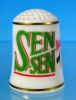 Discontinued Vintage SEN-SEN Advertising Thimble Fine Porcelain A1991
