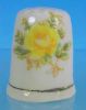 Souvenir China THIMBLE YELLOWSTONE YELLOW ROSE A2000