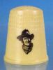 Vintage Collectible JOHN WAYNE / THE DUKE Sewing Character Thimble Western Cowboy A2003