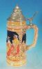 GERZ German Beer Stein W. Germany AUFDER ALM #7 ORIGINAL GERZIT A2005