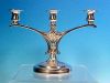 Vintage SHERIDAN Silverplate 3-Arm Candelabra Candlestick A2030