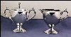 Vintage Silverplate Creamer & Lidded Sugar Bowl - K S Inc. KEYSTONE SILVER CO. Discontinued A2044