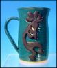 Vintage KOKOPELI Hand-made Pottery Beer Mug Tankard