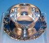 Vintage TOWLE Silverplate OLD MASTER Seafood / Shrimp / Dip Bowl with Attached Underplate 