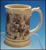 Vintage FRANKLIN PORCELAIN Beer Tankard or Beer Stein Mug BENVENUTI ARTWORK / 24K Gold Trim - William Tell Legend