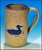 Vintage Stoneware Pottery Salt Glaze Beer Mug Tankard DUCK