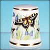 ROYAL SUTHERLAND Fine Bone China "Swallowtails & Harebells" or "Butterflies & Bluebells" Thimble England