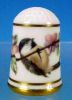 Limited Edition Porcelain Thimble Black-capped Chickadee / Franklin Porcelain / GARDEN BIRDS / Peter Barrett A2284