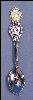 Vintage RENO, NEVADA Collectible Souvenir Enamel Spoon BLACKJACK Charm A2349